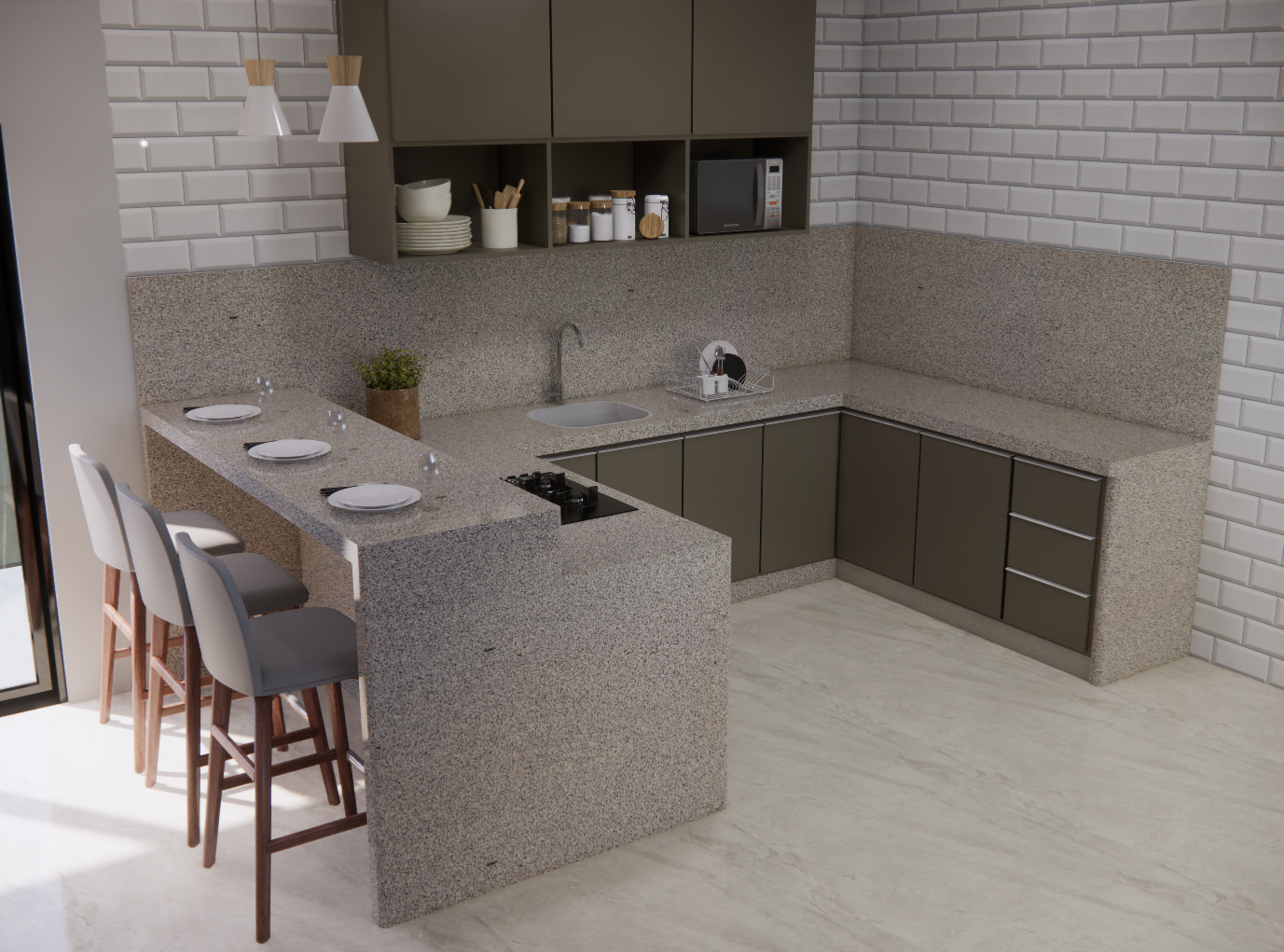 Imagem 4 - Cozinha (Cinza Nobre)