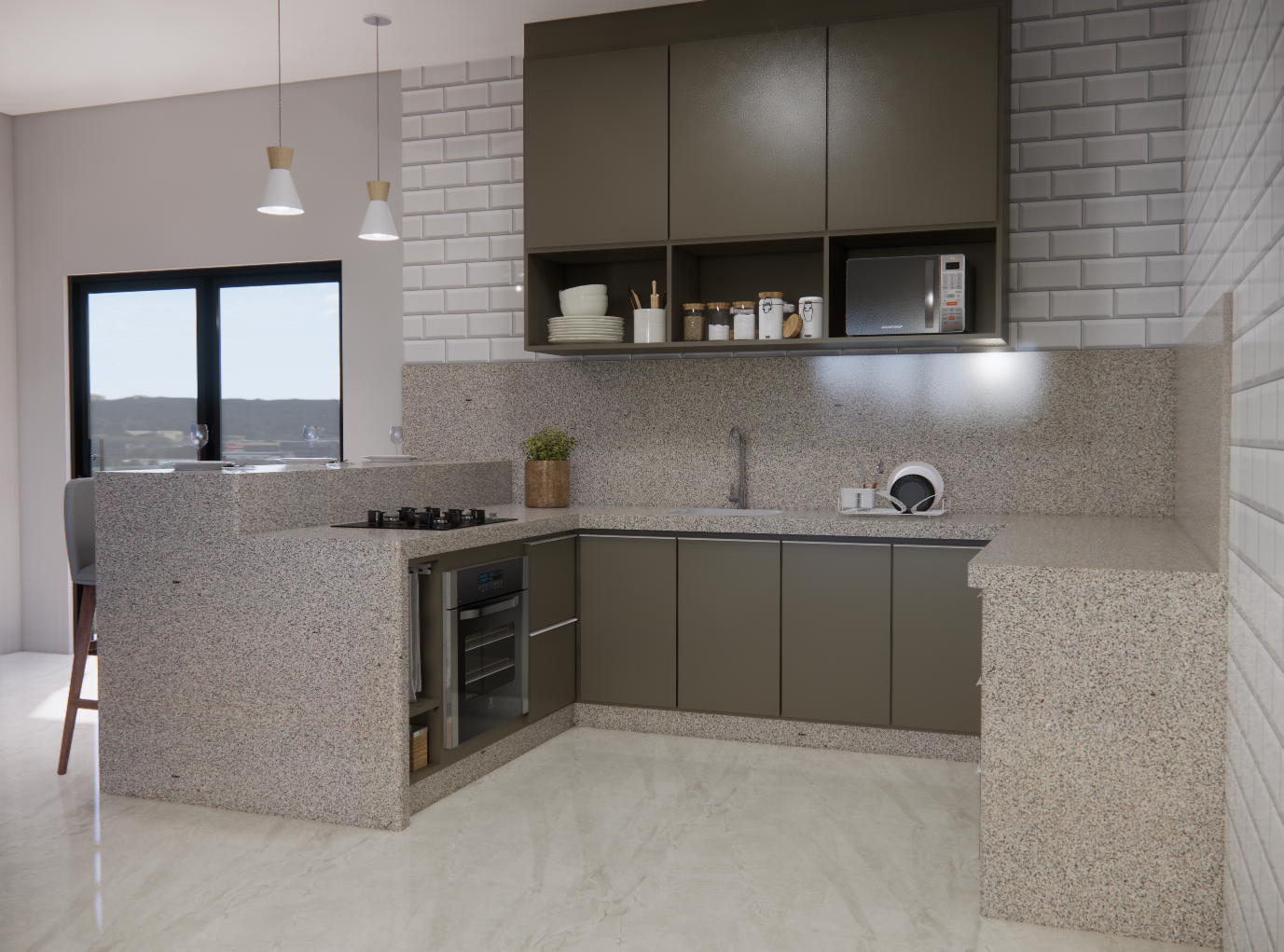 Imagem 4.2 - Cozinha (Cinza Nobre)